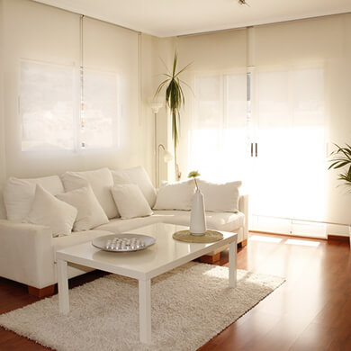 Bright living room interior design and home improvement
